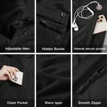 CAMEL CROWN Women's Waterproof Ski Jacket 3 In 1 Winter Coat Windbreaker Snowboard Jackets For Rain Snow Outdoor Hiking - Black - View 5