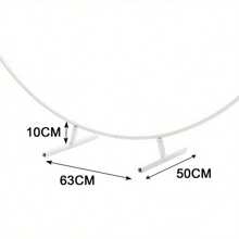 Large Arch Door Wedding Metal Frame Party Backdrop Stand Balloon Flower Rack - 白色 - 查看 3