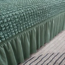 1 Vỏ bọc ghế sofa bằng gạc bong bóng với kiểu váy co giãn cao Bốn mùa Vỏ bọc ghế sofa dạng lưới bong bóng phổ biến cho thú cưng Chống bẩn Dễ dàng lắp đặt Tấm bảo vệ ghế sofa - màu xanh lá - Xem 8