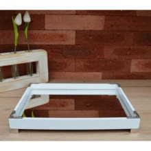 Tray Decoration Kitchen Organization Coffee Drink Holder Countertop Washbasin Multipurpose B174 - Bạc - Xem 1