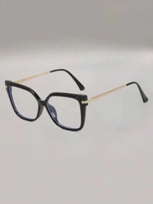 Lunettes de vue vintage pour femmes - Cadres multicolores haut de gamme, verres carrés en PC, lunettes de mode pour un usage quotidien
