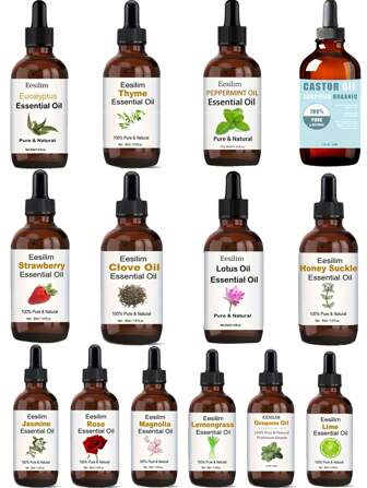 30ml/1.01Fl.Oz 100% Pure And Natural Essential Oil For Diffusers Humidifier Home Aromatherapy Massage Bath Sleep Relaxation Gifts Birthday Graduation