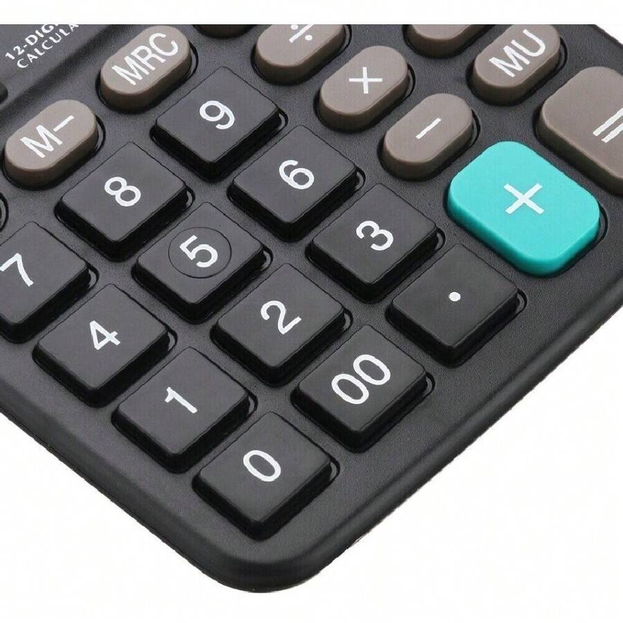BEST 12 Digit Morandi Color Calculator Large Dot Mechanical Keyboard