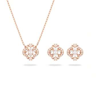 Swarovski Jewelry Set, Suitable For Valentine's Day Gift,Mom,Mother,Mother's Day,Gift