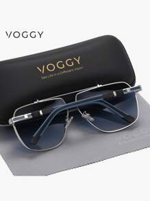 VOGGY Fashion Retro Metallic Polarized Decoration Fashion Glasses, Sports Driving Outdoor Cycling Fishing Travel Party Accessory Gift Beach Accessories Glasses Shades For Summer Beach Vacation,Outdoor,Travel - Multicolor - View 3