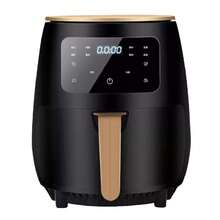 Air Fryer Large 6L Oil-Free 2400W Food Cooking Digital LCD Touch Panel Kitchen - 黑色 - 查看 2