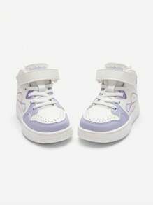 Balabala Kids Canvas Shoes Boys Girls High-Top 2024 New Casual