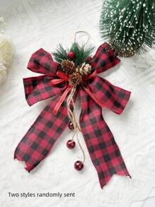 Christmas Butterfly Ornaments - Christmas Tree Hanging Decor, Pine Cone, Snowflake, Deer, Bow Knot, Snowball, Plaid Bow, Ornament Gift Set