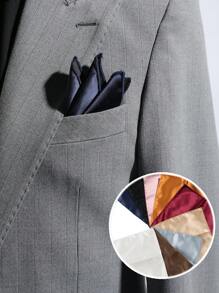 1pc Men's Fashion Casual Versatile Chest Towel, Suit Pocket Square, Handkerchief, Suitable For Business Attire, Party, Meeting