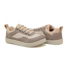 Children's Sneakers Boys Casual Sneakers Black Beige Easy Fit Lightweight Non-Slip - Màu be - Xem 5
