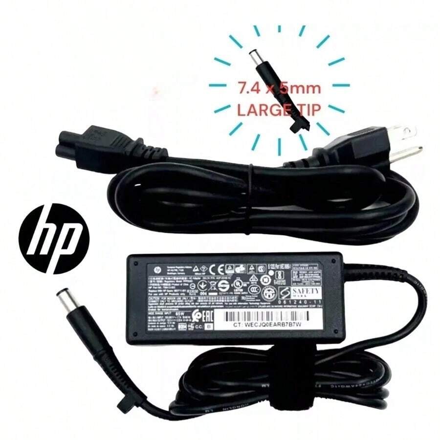 Cargador Para Laptop Hp 18.5v 3.5a 65 Watts Centrino - Tipo de Enchufe B USA (110-127V) - Ver 1