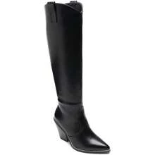 Bottes Haute Western à Talon épais And Bout Point Décoratif - Black 5791 - View 3