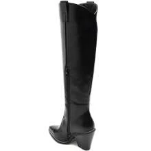 Bottes Haute Western à Talon épais And Bout Point Décoratif - Black 5791 - View 5