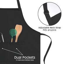 1 Stück personalisierte, kundenspezifische Design Ihre eigene einstellbare Schürze mit Taschen für die Küche zum Kochen für Weihnachten