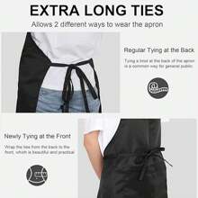 1 Stück personalisierte, kundenspezifische Design Ihre eigene einstellbare Schürze mit Taschen für die Küche zum Kochen für Weihnachten