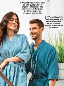 TERRY-CLOTH BATHROBE SIZE GG PLUS SIZE FITS 46 TO 56 - 100% COTTON UNISEX SWIMMING POOL HOTEL RESORTS SPA JUDO INNS PREMIUM QUALITY - 粉紅色 粉紅色 IPE - 查看 7