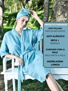 TERRY-CLOTH BATHROBE SIZE GG PLUS SIZE FITS 46 TO 56 - 100% COTTON UNISEX SWIMMING POOL HOTEL RESORTS SPA JUDO INNS PREMIUM QUALITY - 粉紅色 粉紅色 IPE - 查看 8