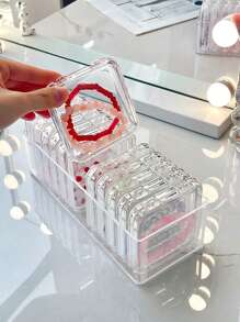 1pc Bàn Ngăn Kéo Tổ Chức Hộp Chia Nhà Bếp Đồ Ăn Văn Phòng Phẩm Tổ Chức Hộp Nhỏ Nhựa Trong Suốt Tổ Chức Để Bàn Đồ Dùng Vệ Sinh Gia Dụng Hộp Tổ Chức Trong Suốt Tổ Chức Đồ Ăn Nhẹ Giỏ Đựng Đồ Lặt Vặt - Trong sáng - Xem 8