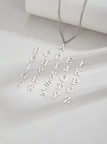 1 szt. Sunshine Boy ze stali nierdzewnej, wisiorek z 26 literami angielskimi, męski, codzienny prezent na Boże Narodzenie, Nowy Rok, Walentynki