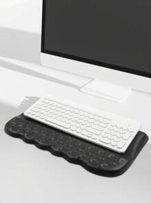 Support de clavier d'ordinateur avec appui-poignet, support de clavier incliné ergonomique - rehausseur de clavier avec repose-poignet - support de plateau de clavier, soulage la douleur et la fatigue - noir