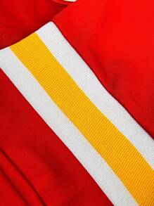 Customized Name And Number Women's Embroidered American Football Jersey Kansas City Red V-Neck Personalized Short Sleeved Shirt Party Game Training Competition Sports Top DIY S-XXL - Red - View 4