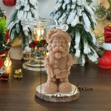 1 nến thơm hình ông già Noel, quà tặng giáng sinh, nến trang trí đạo cụ chụp ảnh quà tặng giáng sinh giáng sinh vui vẻ đêm giáng sinh tiệc giáng sinh - Hồng - Xem 11