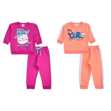 Kit 2 Sets Of Children's Sweatshirts For Girls Winter Cold Weather Clothing Price - Nhiều màu - Xem 4