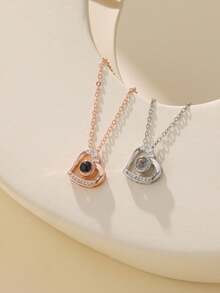1PC Vòng cổ chiếu ảnh • Vòng cổ chiếu ảnh • Vòng cổ chiếu ảnh trái tim • Vòng cổ hình ảnh • Vòng cổ tưởng niệm Quà tặng Giáng sinh Lễ Tạ ơn - Bạc - Xem 4