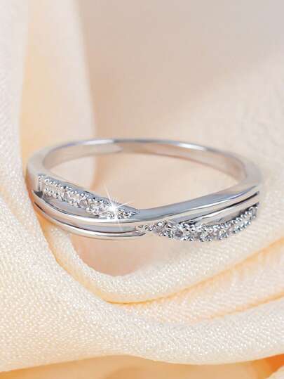 1 Stück modischer, personalisierter, einfacher, alltagstauglicher Ring für Frauen, Valentinstag, Muttertag, Geburtstag, Party-Geschenk Valentinstag, Mama, Mutter, Muttertag, Geschenk