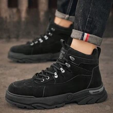 Men's Shoes Autumn Winter 2024 New Non-Slip Wear-Resistant Workwear Shoes Fashionable Casual Versatile Shoes Men's Sneakers