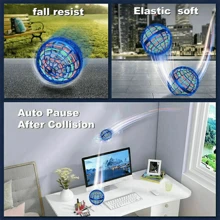 NetHong Pro Flying Ball Space Orb Magic Mini Drone UFO Boomerang Toy Gifts - Blue - View 6