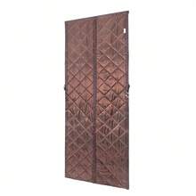 SHZICMY Magnetic Thermal Insulated Door Curtain, Door Insulation Curtain, Center Opening Doorway Curtain, Waterproof Door Covers 0.85*2.05m - Coffee - View 6