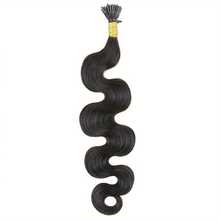 Body Wave Micro Loop Human Hair Extensions Healthy End Micro Link Micro Ring 50pcs Keratin Capsule Body Wave Natural Hair - Natural Black - View 4