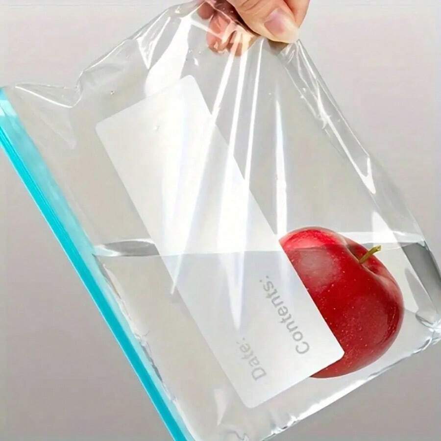 10pcs Multipurpose Clear Zipper Bags LeakProof And Portable Sealed