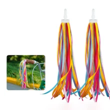 1pc Colorful Pinwheel Handle Bar Streamers Decor For Teens Skateboard Bike Bicycle - View 1