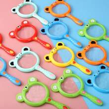 2pcs/4pcs Portable Cartoon Design Magnifying Glasses, Ideal For School And Office Use - Science Experiments, Plant & Animal Observation, Classroom Gifts - Random Colors - Multicolor - View 11