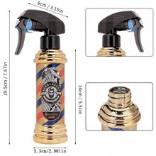 1 szt. Butelka ze spryskiwaczem do strzyżenia włosów, 300 ml regulowany pojemnik do przechowywania spryskiwacza Retro Kettle, butelka z delikatną mgiełką, ręcznie tłoczona konewka do włosów, roślin i czyszczenia domu, stylowa butelka ze spryskiwaczem do strzyżenia włosów - Wielokolorowe - Zobacz 8