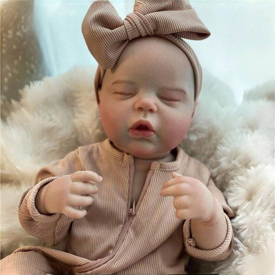 18.9 Inch Adorable Sleeping Girl Full Body Soft Vinyl Kids Dolls