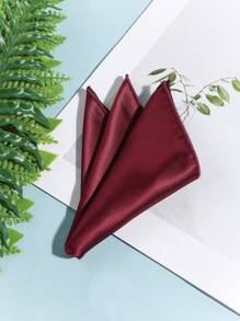 1pc Men's Fashion Casual Versatile Chest Towel, Suit Pocket Square, Handkerchief, Suitable For Business Attire, Party, Meeting