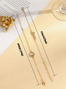 3 件套青少年高品质水晶刻度表盘钢带石英表 + 爱情手链，适合生日、万圣节或 - 彩色 - 查看 3