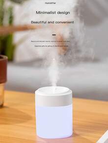 小型家用空气加湿器、台式紧凑型 USB 加湿器、迷你车载加湿器 - 彩色 - 查看 3