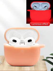 1 Hộp Đựng Tai Nghe AirPods Phát Sáng Trong Bóng Tối, Vỏ Bảo Vệ Dày Bằng Silicon, Tương Thích Với Tai Nghe Bluetooth Apple - Nhiều màu - Xem 26