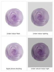 1 件合成假发 - 迷你爪夹凌乱猫耳假发发髻，接发假发配件，角色扮演服装派对发饰，适合女士和女孩 - 彩色 - 查看 12