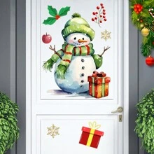 Snowman Patterned Toilet Sticker, Decorative For Bathroom Toilet Background,Stickers,Wall Decal, Vinyl Decal For Home Decorations,Spring Decoration Items Refresh Your Home,Rama Decoration Stickers Christmas  Christmas Decor  Christmas Decorations Christmas Decoration Room Decor - Multicolor - View 15