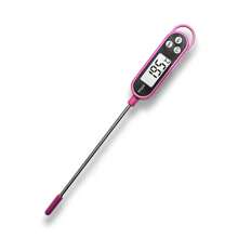 1pc Probe-Style Electronic Food Thermometer For Kitchen Oil Temperature, BBQ And Baking