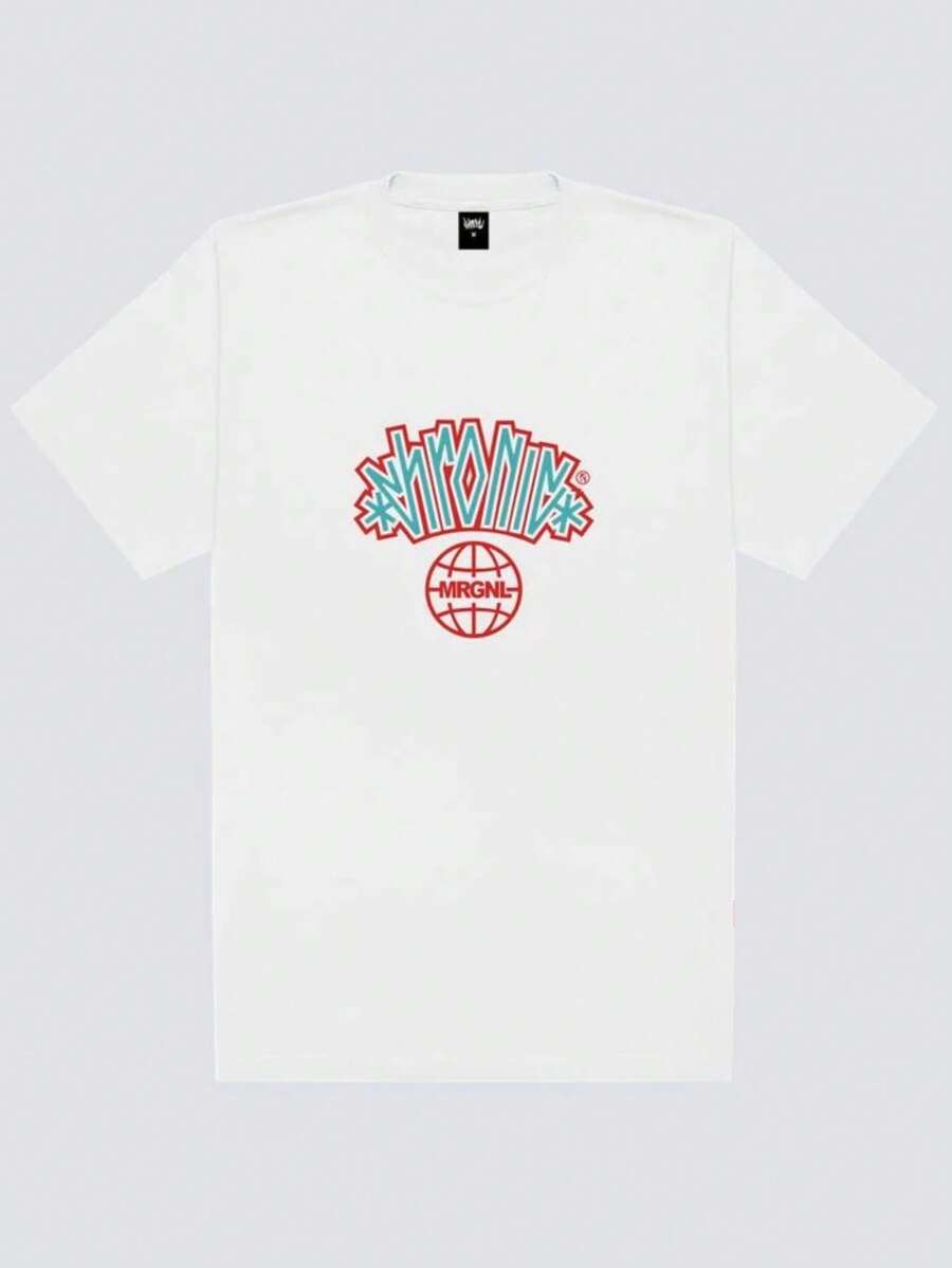 Blobo Writing T-Shirt Unisex 100% Cotton Streetwear New Release Shipping Various Colors!! PLUS SIZE - trắng - Xem 1