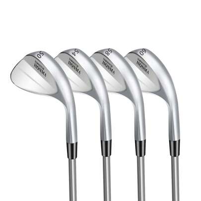 Nuevas cuñas de golf para hombres, forjadas en hierro suave CNC, con diferentes ángulos de inclinación, alta salida y giro para trampas de arena