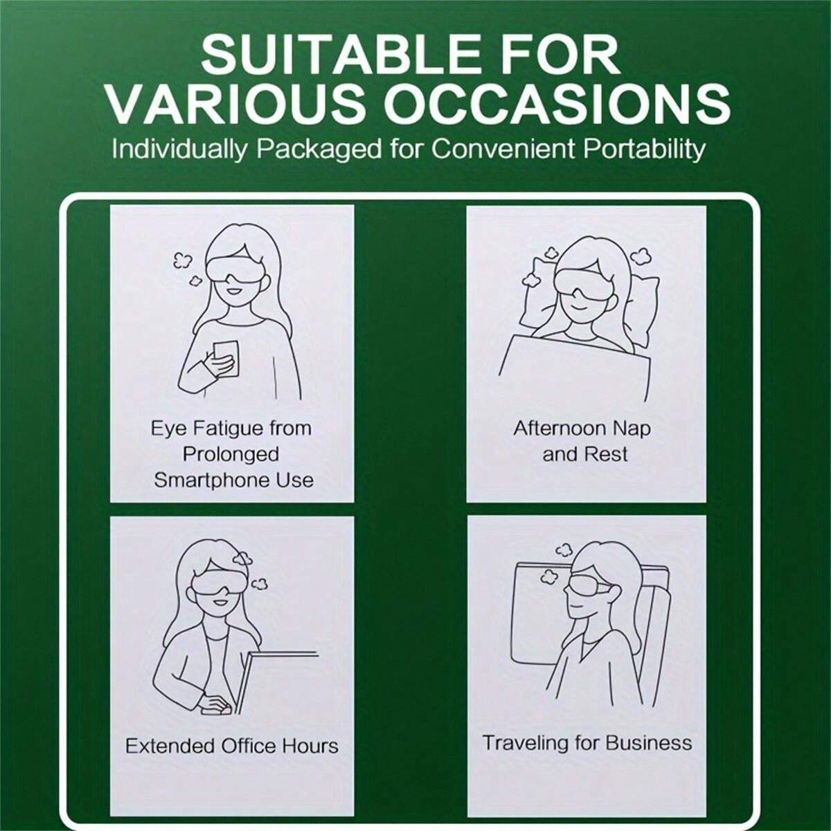 Ay Tsao Steam Eye Mask Relieve Eye Fatigue Improving Sleep Quality Self