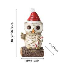 1pc Mũ cú trang trí sáng tạo, đồ trang trí nhà cửa, quà tặng trang trí Giáng sinh, đồ trang trí bằng nhựa cho kệ phòng khách, cây sân, đồ trang trí tượng cú cho phòng ngủ, văn phòng, nhà bếp, phòng tắm, để bàn - Nhiều màu - Xem 11