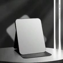 1 Gương trang điểm di động có thể gập lại có chân đế, Gương du lịch, Gương trang điểm làm đẹp cho bàn - Nhiều màu - Xem 15